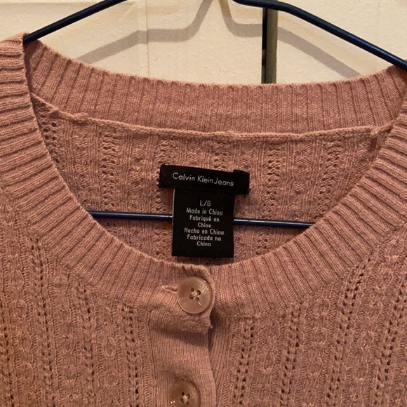 Calvin Klein  button down cardigan - Picture 3 of 6